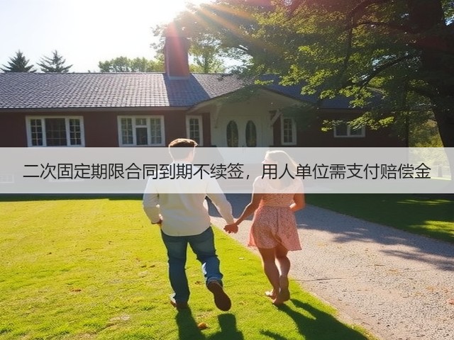 二次固定期限合同到期不续签,用人单位需支付赔偿金(图2) 二次固定期限合同到期不续签,用人单位需支付赔偿金(图2)