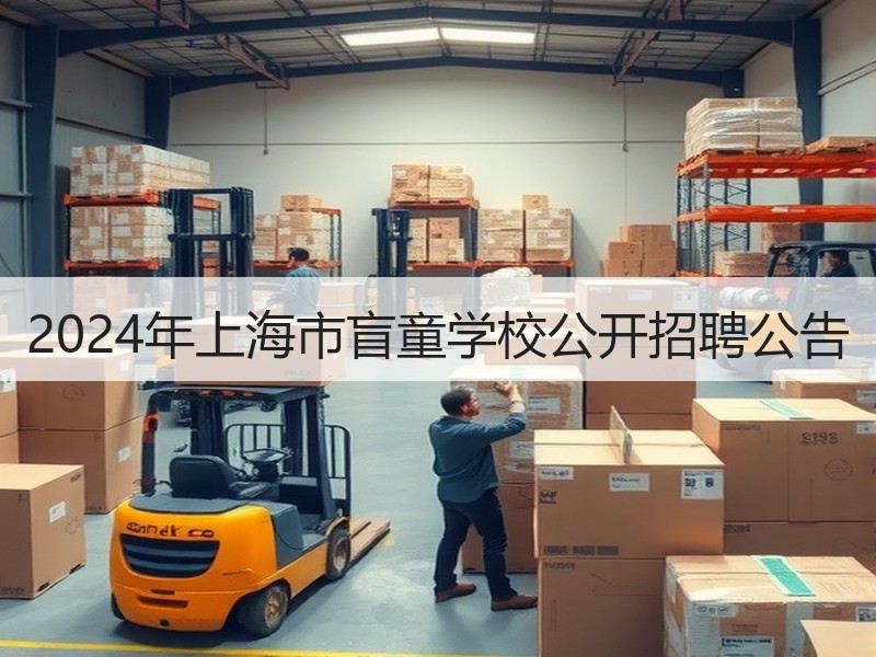 2024年上海市盲童学校公开招聘公告