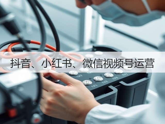 抖音、小红书、微信视频号运营(图1) 抖音、小红书、微信视频号运营(图1)