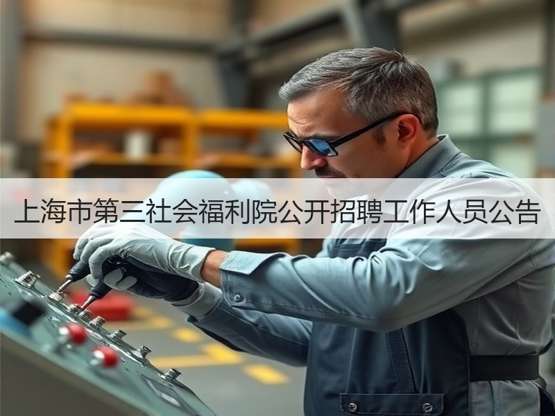 上海市第三社会福利院公开招聘工作人员公告